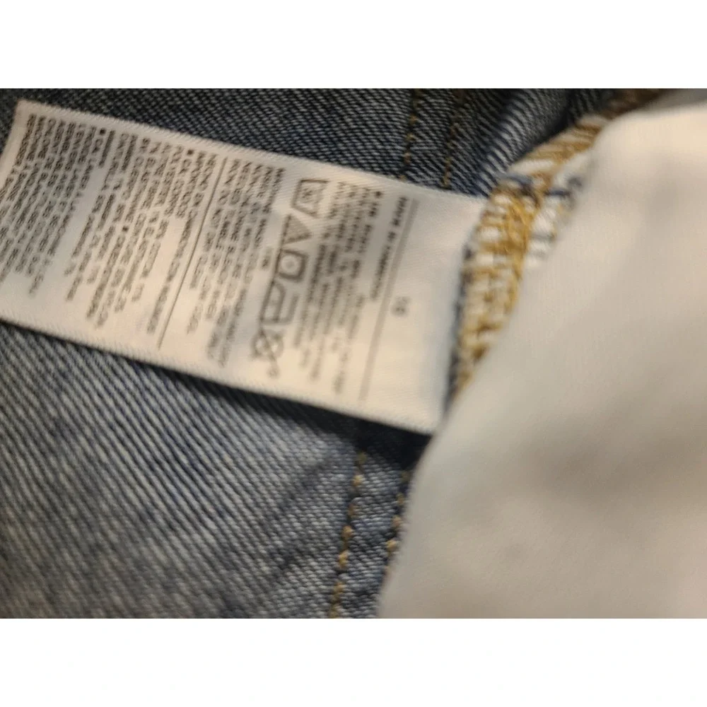 Old Navy Maternity Boyfriend Women's Jeans Blue Full Panel Denim Size 16 Pants‎